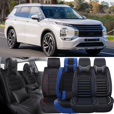 Full Set Car Seat Covers Leather 5 Seats For Mitsubishi Lancer ES Outlander PHEV Foto 1 de 4