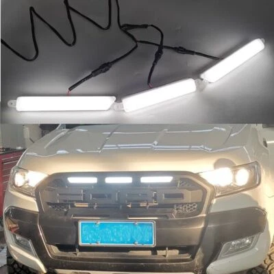 3件装白灯适用于福特珠穆朗玛峰游侠风格格栅灯雾灯LED灯 — 第 1/4 张图片