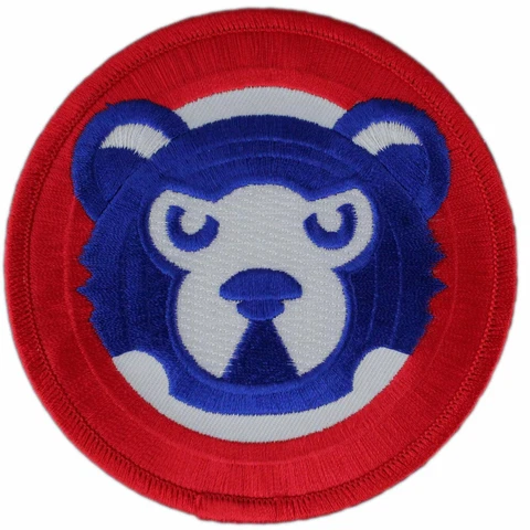 Chicago Cubs "Cubbie Face" Sleeve Emblem Patch Jersey Official MLB Logo Cover