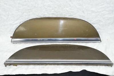 Pontiac LeMans 1970-1972 vagón de lujo Tempest guardabarros faldas falda verde/marrón  Foto 1 de 4