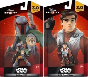 NUOVO Disney Infinity 3.0 Boba Fett & Poe Dameron Star Wars personaggi Xbox One PS4 - Foto 1 di 1