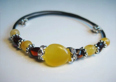 Genuine Amber Baltic Amber Bracelet !!! - Image 1 of 2