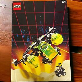 Lego 6981 Instruction Manual ONLY Aerial Intruder 1991 Preowned