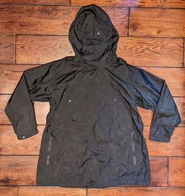 Chaqueta cortavientos Engineered Garments Anorak para hombre negra talla pequeña Foto 1 de 4