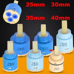 25mm~40mm Replacement Ceramic Tap Cartridge Basin Water Mixer Faucet Valve Tools - Picture 1 of 21