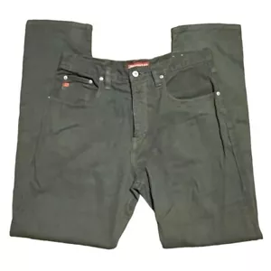 Jeans denim vintage Unionbay taglia 13 verde boyfriend low slim fit gamba affusolata - Foto 1 di 10