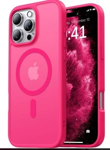 Aulofe Magnetic Shockproof for iPhone 16 Pro Max Case [Compatible with MagSafe] - Picture 1 of 3