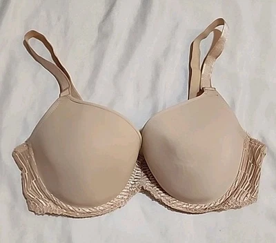 Sujetador Camiseta Wacoal La Femme Contorno Talla 38D Beige Nude Correa Ajustable 853117 Foto 1 de 4