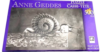 Anne Geddes 500 piezas nuevas. Puzzle Caja Sellada (Caracol Bebé) Foto 1 de 4