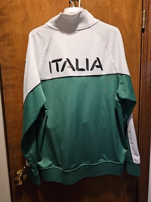 Chaqueta de Pista Fila International Italia Talla 2x Grande Fútbol Fútbol Verde Blanco Foto 1 de 4