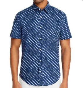 THE MEN'S STORE HEMD ABSTRACT PRINT CLASSIC FIT M NEU - Bild 1 von 5