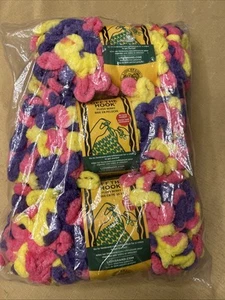 (3 Packs) Lion Brand Crayola Off The Hook Yarn Plush Berry - Picture 1 of 3