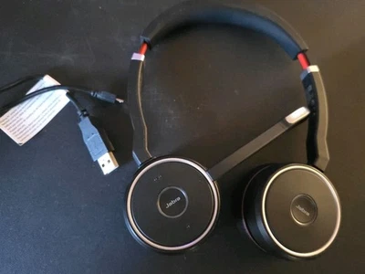 Auriculares inalámbricos Jabra Evolve 75 con cancelación de ruido HSC040W-W cable Foto 1 de 4