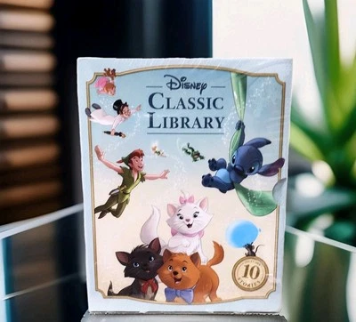 New! Disney Classic 10-Book Illustrated Boxed Library Collection, Hardcover Foto 1 de 4
