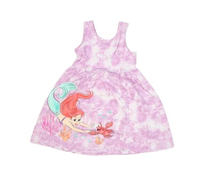 Disney Little Mermaid Dress Girls 4T Ariel Sebastian Jumping Beans NWT - Picture 1 of 12