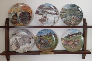 Knowles 6 Plate Collectors Series "Upland Birds of North America" with Rail - Picture 1 of 5