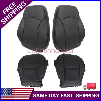 Replacement For Lexus IS250 2006-2013 Driver Passenger Bottom Top Seat Cover Blk - Image 1 of 4