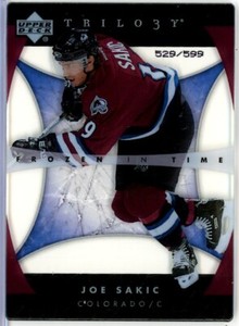 2005-06 Upper Deck Trilogy #102 Joe Sakic /599 - Colorado Avalanche
