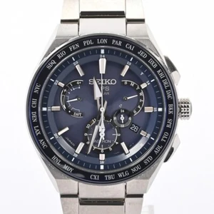 Seiko Astron SBXB155 Herrenuhr 8X53-0AV0-2 Solar GPS Satelliten Funk - Bild 1 von 7