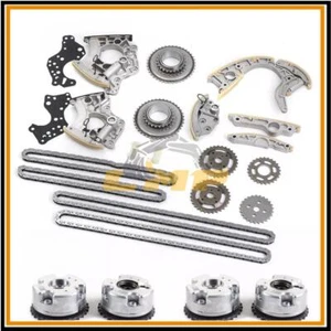 Kit de cadena de distribución y ajustadores de árbol de levas para Audi S5 A6 A8 S8 CAUA BVJ BSM Q7 BAR - Imagen 1 de 17