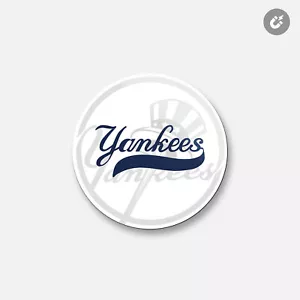 New York Yankees MLB | 4"" X 4"" Imán decorativo redondo - Imagen 1 de 2