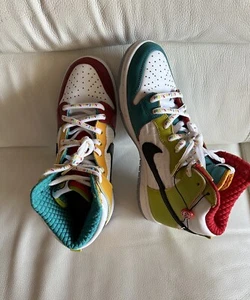 NIKE SB High Top Sneakers.Multicolor.US Size 11.5, EUR Size 45.5.Made in Vietnam - Picture 1 of 12