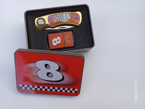 Nascar Dale Earnhardt Jr. Pocket Knife #8 Collectors Set With Tin - Picture 1 of 4