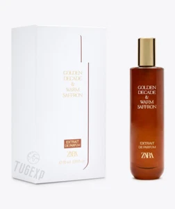 ZARA Golden Decade & Warm Saffron Extrait De Parfum Woman 50ml (1.69Oz) Perfume - Picture 1 of 3