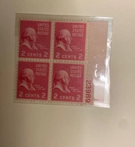 2 Cents Stamp John Adams RARE US President 1797-1801 Postage Stamp - Picture 1 of 4