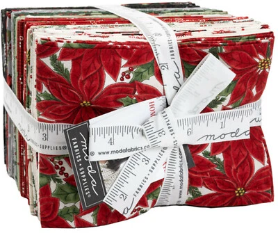 Home Sweet Holidays Moda Fat Quarter Bundle 100% Cotton 18"x22" Precut Fabric - Image 1 of 3