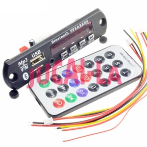 Placa decodificadora WMA inalámbrica Bluetooth 12V para automóvil Módulo de audio Radio USB TF - Imagen 1 de 4