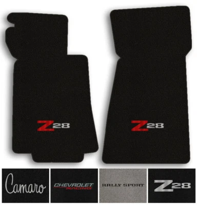 Lloyd Carpet 2pc Floor Mats for 1970-1972 Chevrolet Camaro Z28-Pick Color & Logo - Image 1 of 4