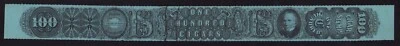 Taxpaid Revenues Cigars Series of 1883 TC123A Green WMK Paper Roulette - Image 1 of 3
