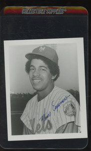New York Mets Team Issued 4x5" Stamped Photo Nino Espinoso
