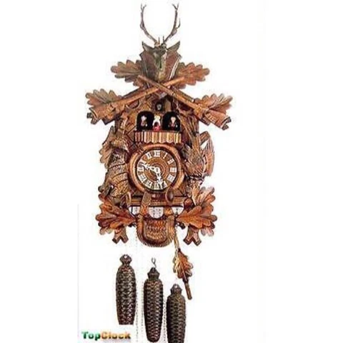 DOLD MT62 Live Animal Hunter 1 Day German Cuckoo Clock Cover