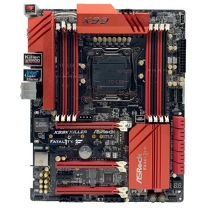 Intel X99 Motherboard ASRock Fatal1ty X99X Killer LGA2011-3 DDR4 for Intel Xeon - Picture 1 of 6
