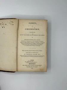 Elements of Chemistry By Edward Turner - Third American Edition, 1830 - Picture 1 of 5