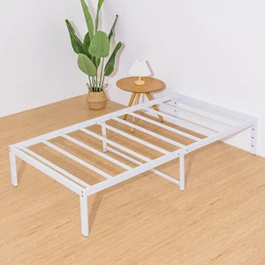 14 Inch Twin Bed Frame with Storage Heavy Duty Tall Metal Platform Bed Frame wit - Picture 1 of 9