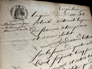1859 NAPOLEON RELATED DOCUMENT - Picture 1 of 6