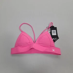 Hurley Bra Adult Medium Pink Bikini Top Surf Beach Pool Retail $45 Ladies - Picture 1 of 6