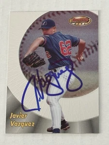 Javier Vazquez 1998 Bowman’s Best Authentic Signed Autograph Auto RC Card Expos - Picture 1 of 3