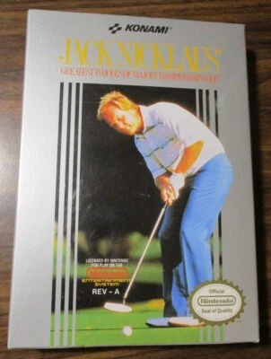 Jack Nicklaus Golf (Nintendo NES, 1989) H-Seam Rare NOS NIB - Image 1 of 4