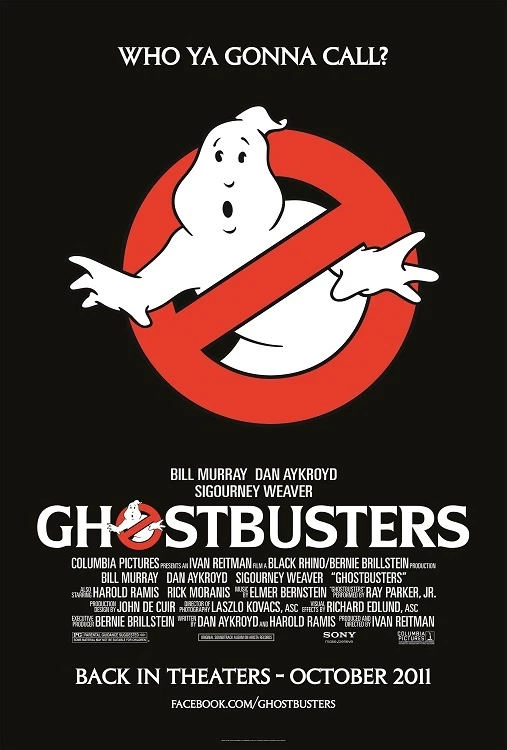 Ghostbusters movie poster print (c) : Bill Murray, Dan Aykroyd : 11 x 17 inches