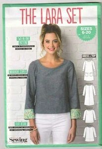 SIMPLY SEWING MAGAZINE: The LARA SET - Sz 4/6/8/10/12/14/16/18 B 32-45" - Picture 1 of 1