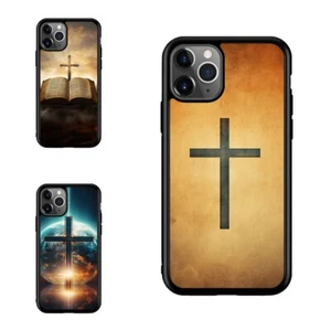 Deluxe Case religious cross christ simple For Motorola Moto Google Pixel Huawei - Picture 1 of 25