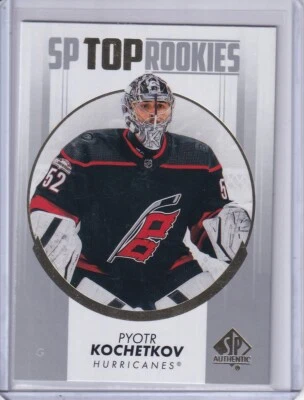 Pyotr Kochetkov, Carolina Hurricanes 2022-23 SP Authentic SP Top Rookies #TR-29 - Image 1 of 2