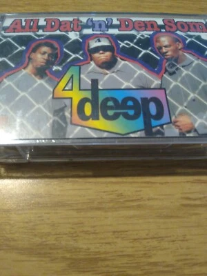 4 DEEP All Dat N Den Some SEALED Gangsta Rap Tape Houston Texas G-Funk 1997 - Image 1 of 4