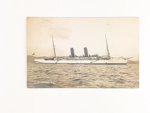 Cartolina navale raffigurante la Regia Nave Trinacria Viaggiata anno 1909 - Imagen 1 de 2