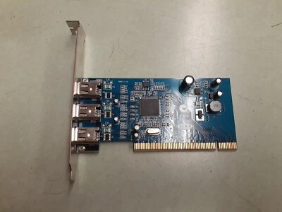 Belkin F5U503 REV.S-1 3-Port FireWire IEEE 1394 PCI Card 0404A-5X - Image 1 of 4