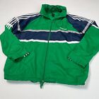 Adidas (Xl) Soccer Track Mesh Lined Green Jacket